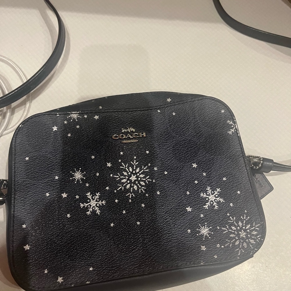 Coach navy blue Snowflake Women's Bag